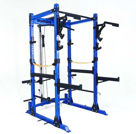 Force USA MyRack Modular Power Rack blue lat