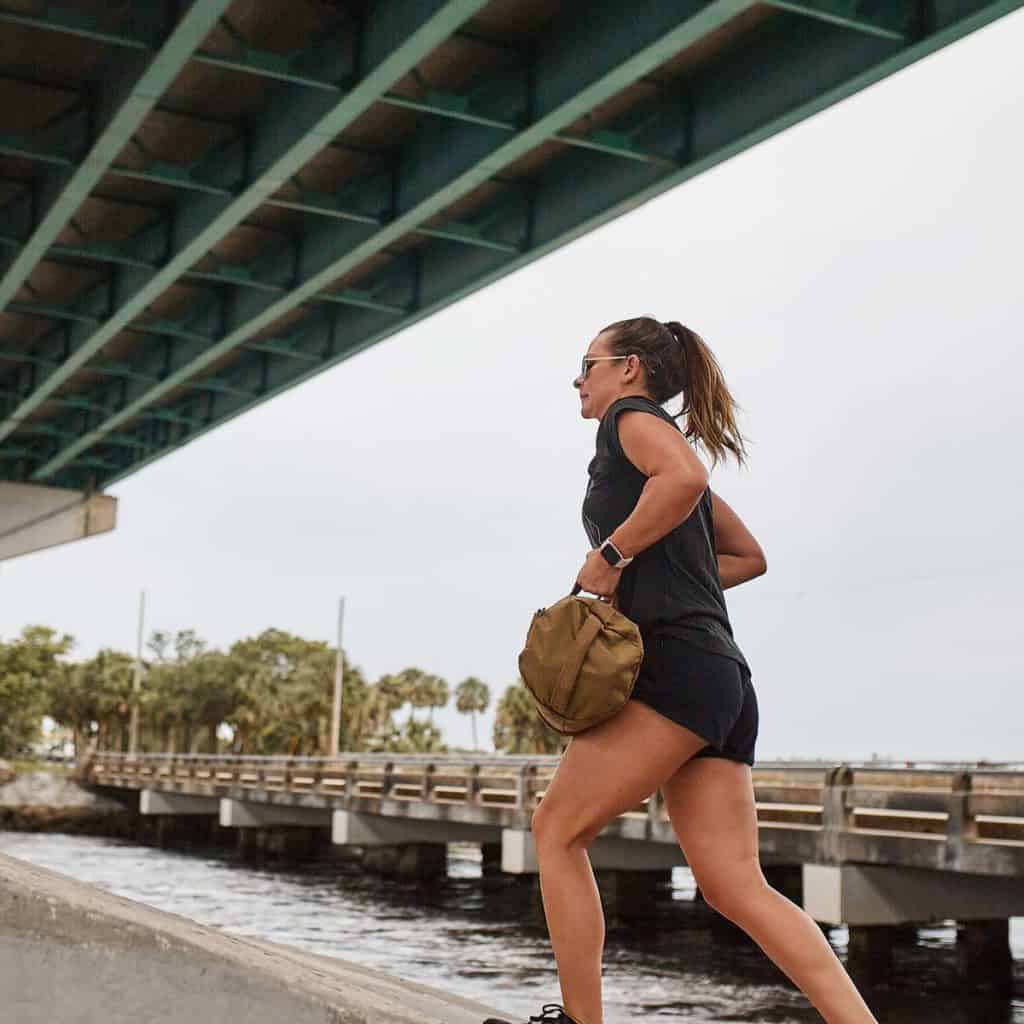 GORUCK Womens American Training Shorts walking