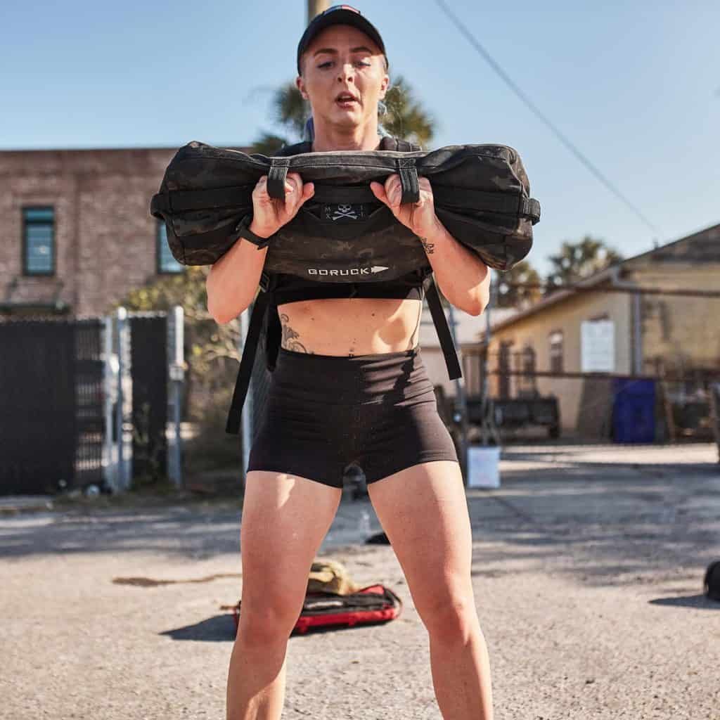 GORUCK Women’s Booty Shorts with sandbag