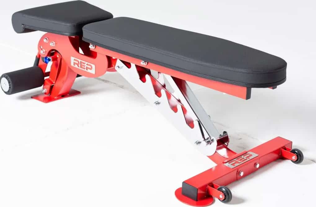 Rep Fitness AB-3000 FID Adjustable Bench flat left