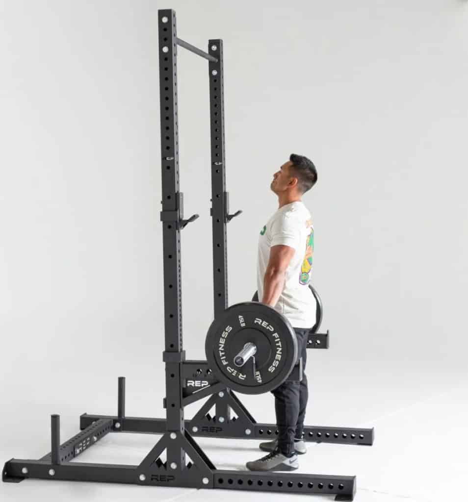 Rep Fitness SR- 4000 Squat Rack side view