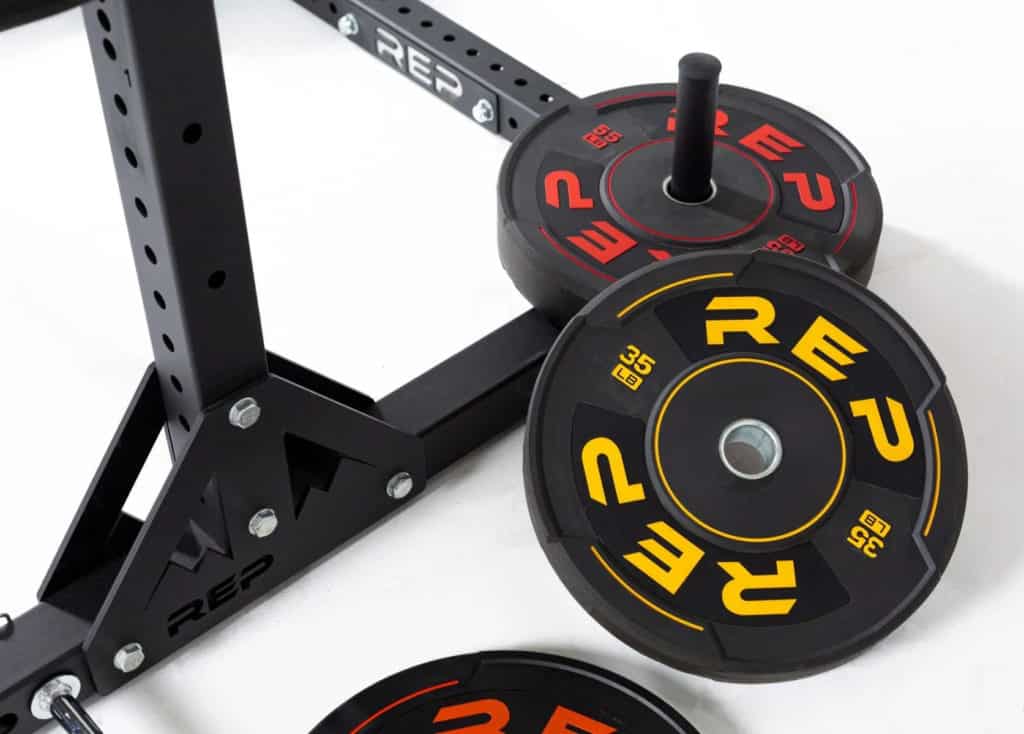 Rep Fitness Sport Plates yellow and red