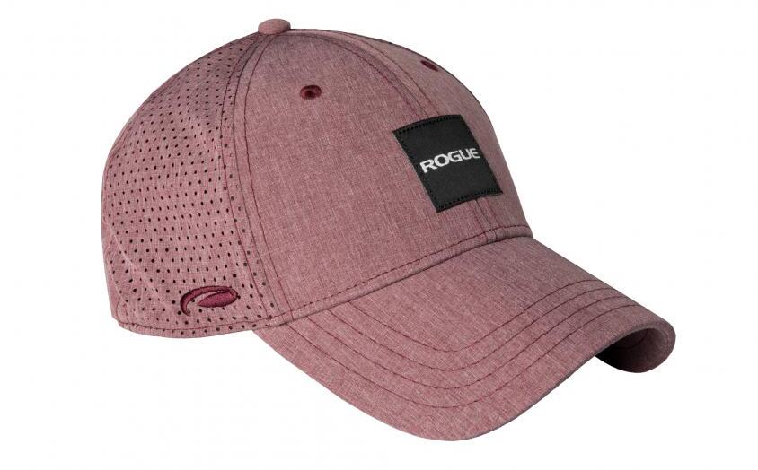 Rogue Tri Tech Label Hat maroon heather