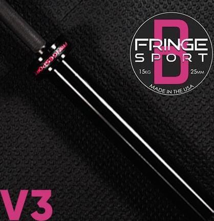 Fringe Sport Bomba V3 Womens Barbell - Black 15kg Womens main photo