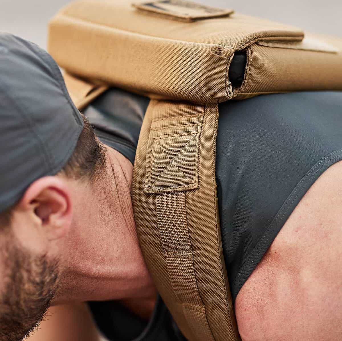 GORUCK Ruck Plate Carrier 2.0 coyote strap