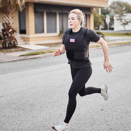 GORUCK Training Weight Vest black running