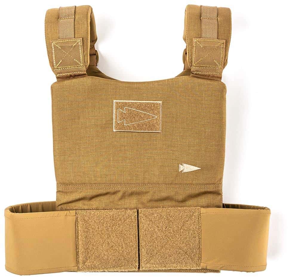 GORUCK Training Weight Vest coyote brown front