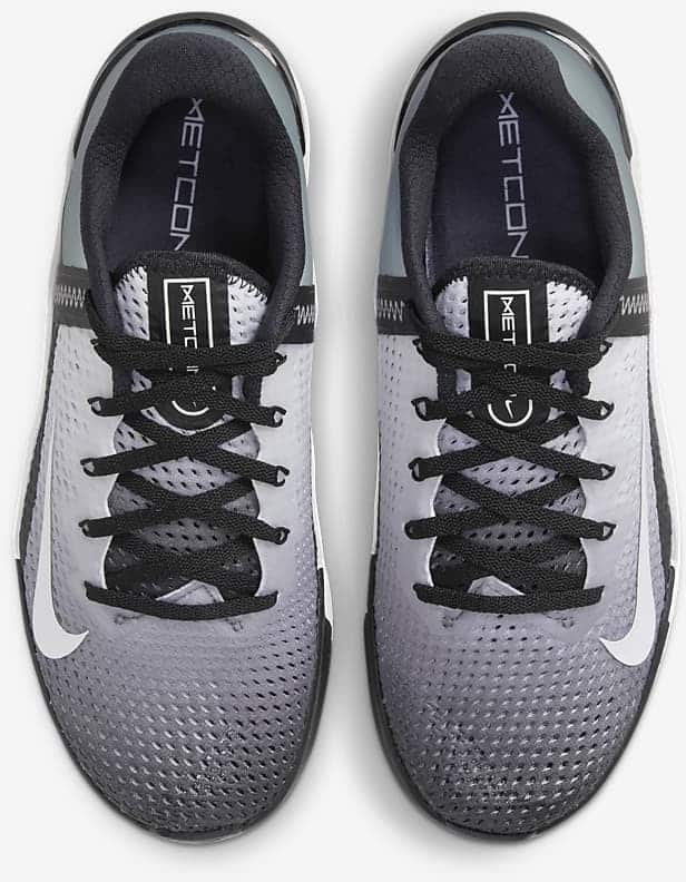 Nike Metcon 6 BlackWhite top view pair