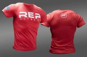 REP Basic T-Shirt red front back