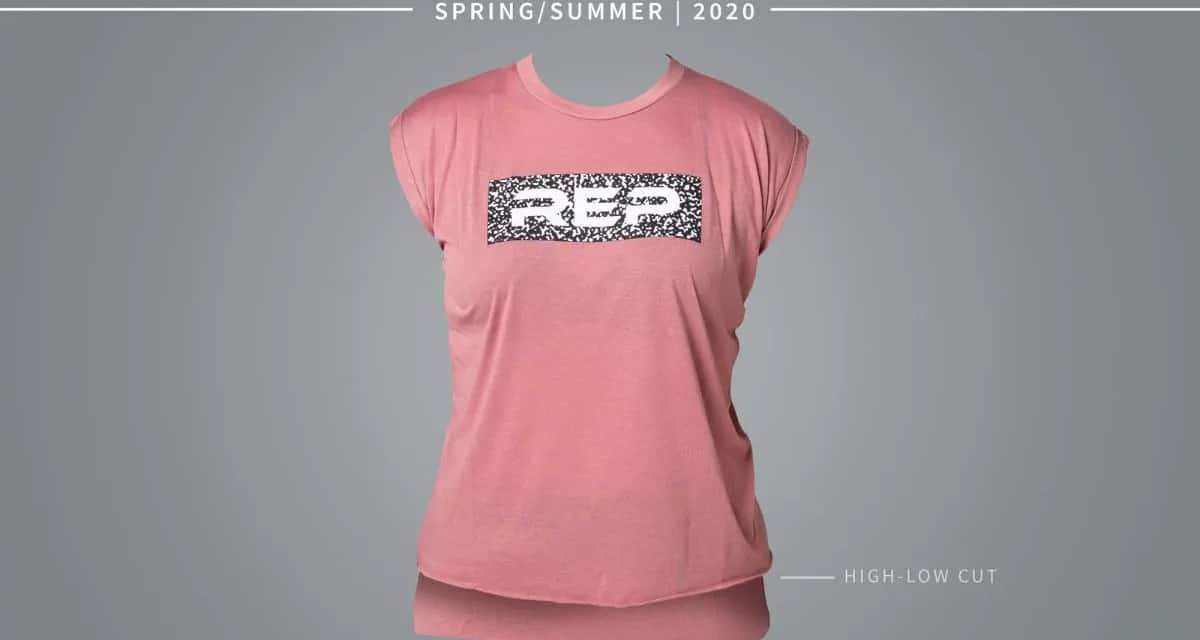 Rep Fitness Noise Womens Tee high low cut