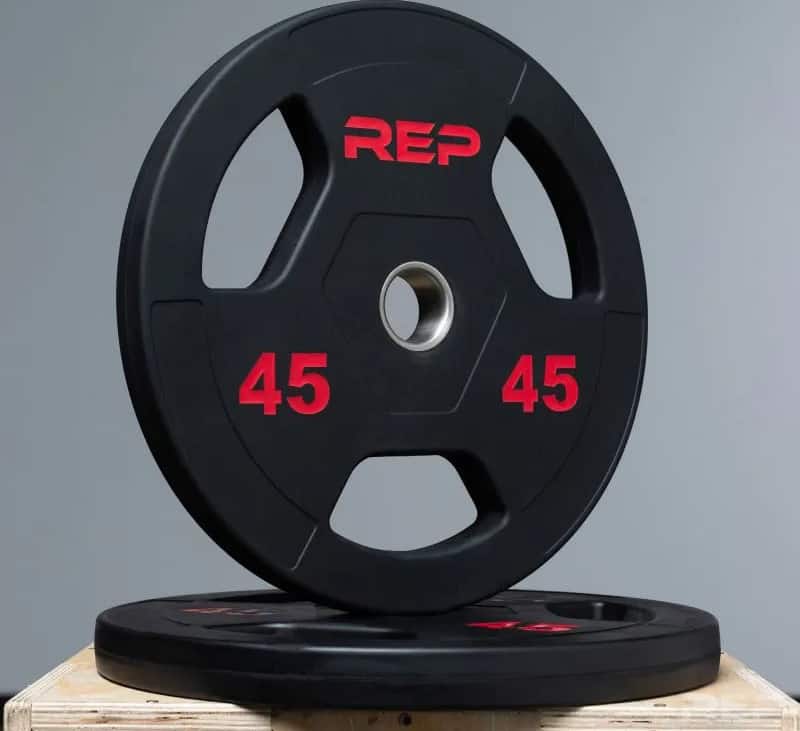 Rep Fitness REP V2 Rubber Coated Olympic Plates 45