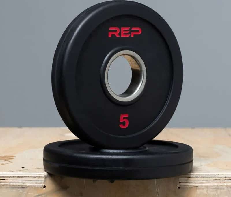 Rep Fitness REP V2 Rubber Coated Olympic Plates 5