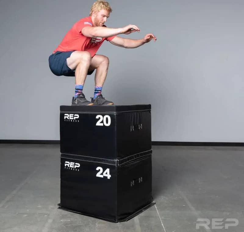 Rep Fitness Soft Foam Plyo Box box jump