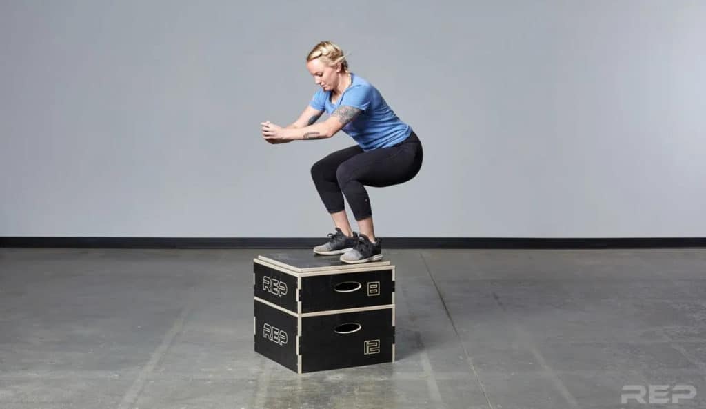 Rep Fitness Stackable Wood Plyos jump box