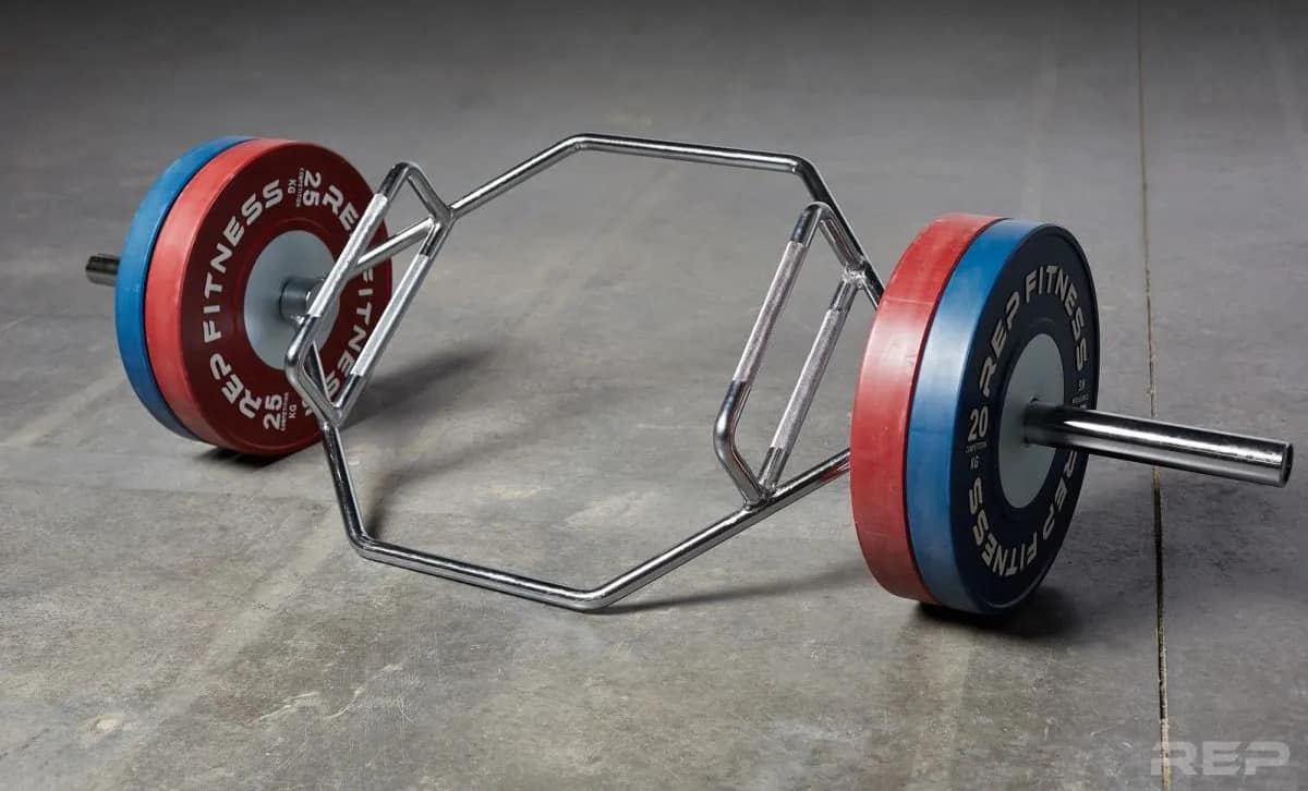 Rep Fitness Trap Bar with weights
