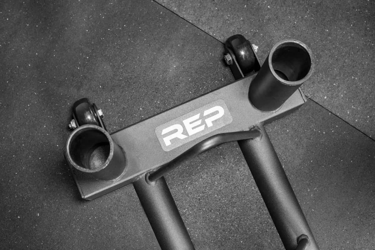 Rep Fitness V2 Horizontal Plate Rack top