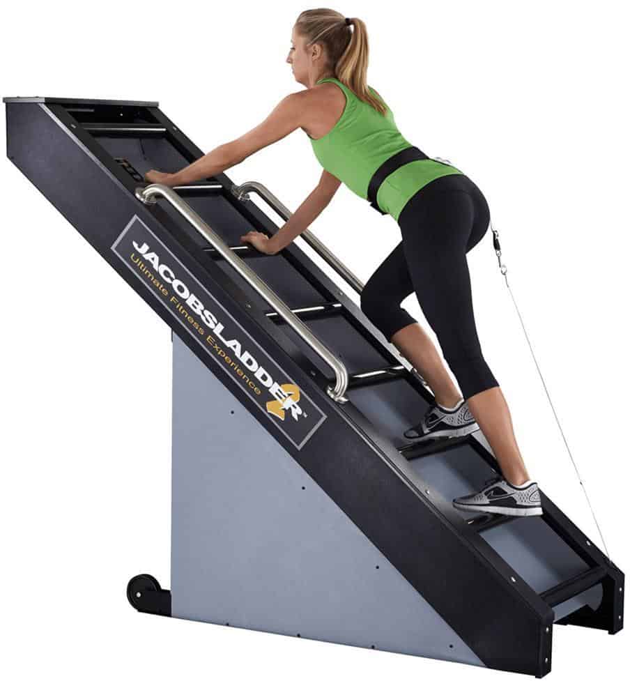 Rogue Fitness Jacobs Ladder 2 female user