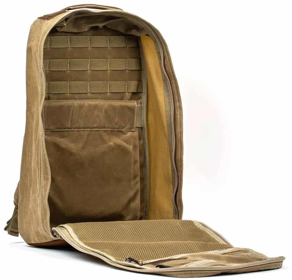 GORUCK GR-1 Heritage field tan inside