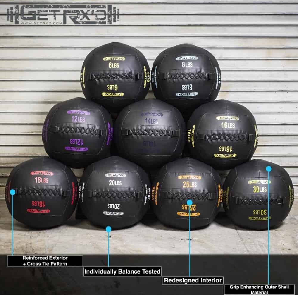 Get RX’d Premium Wall Balls different weights