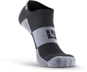 MudGear No-Show Running Socks - Black Gray main