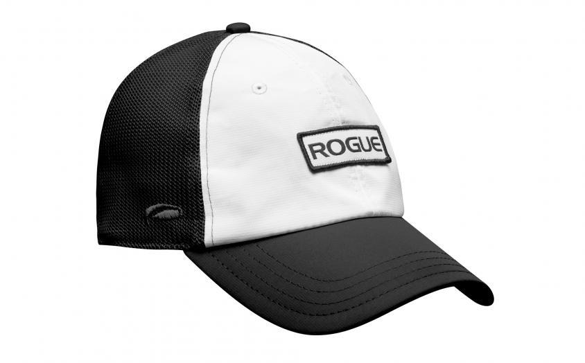 Rogue Ultra Fit Trucker Hat white black