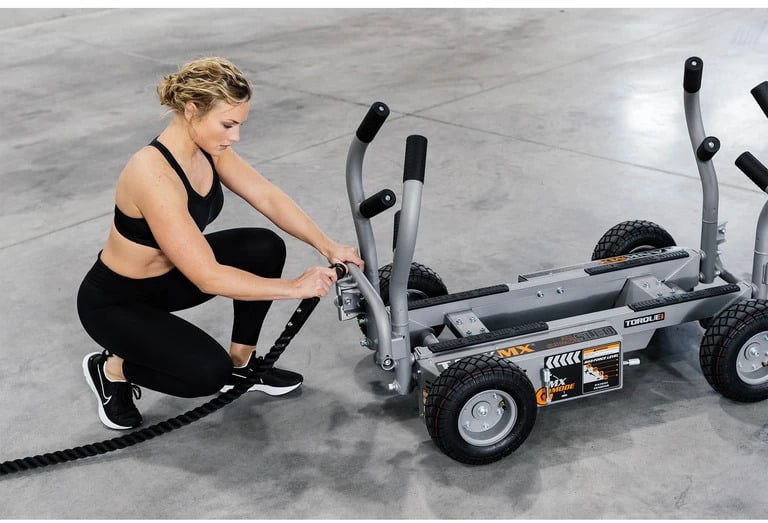 Torque Fitness Tank MX GT - Team Trainer with a user 1