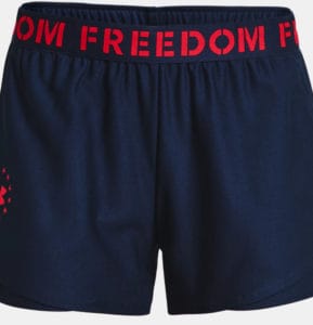 Under Armour Womens UA Freedom Play Up Shorts front full