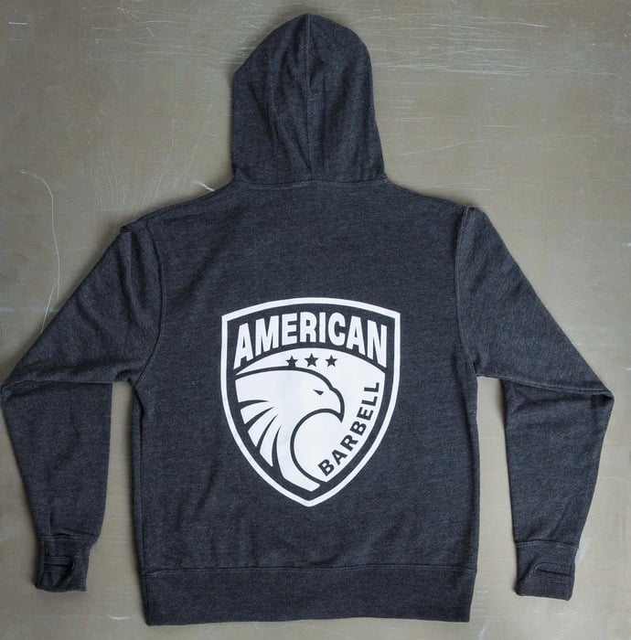 American Barbell Starter Hoodie full back