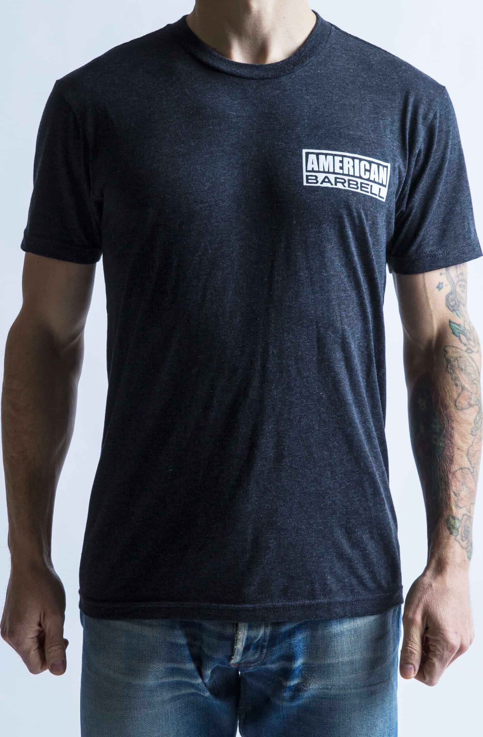 American Barbell Starter T-Shirt front worn