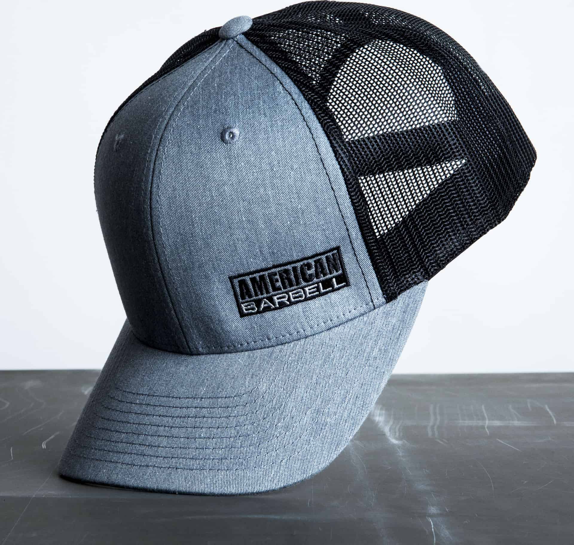 American Barbell Trucker Hat side view