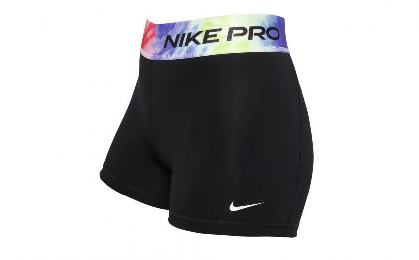 Nike Womens 3 inches Pro Training Shorts - Tie Dye front
