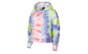 Nike Womens Dri-FIT Get Fit Tie-Dye Pullover Training Hoodie main front