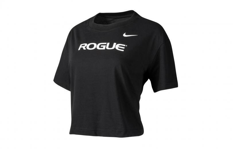 Rogue Nike Dri-Fit Crop Tee - Womens black