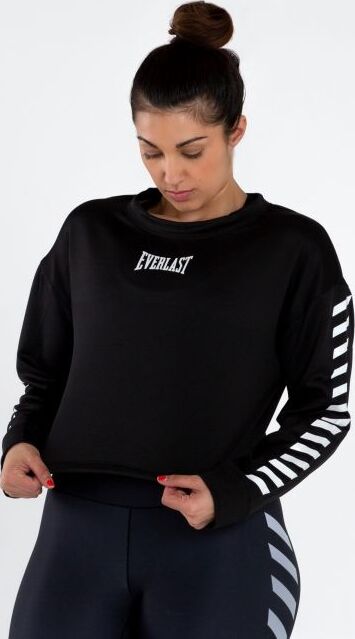 Everlast Womens Colorplay Crop Sweatshirt black