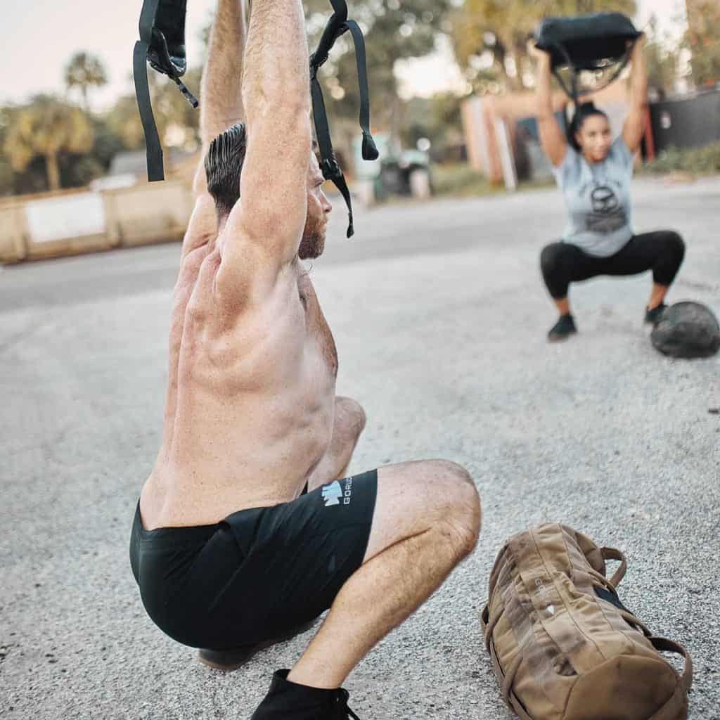 GORUCK American Training Shorts squats