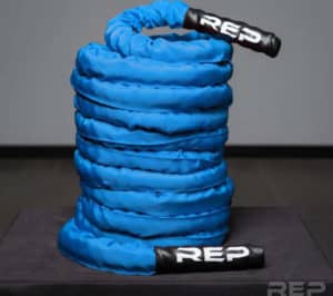 Rep Fitness REP V2 Sleeve Battle Rope blue