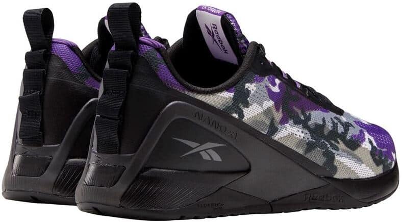 Reebok Nano X1 Rothco purple back view pair