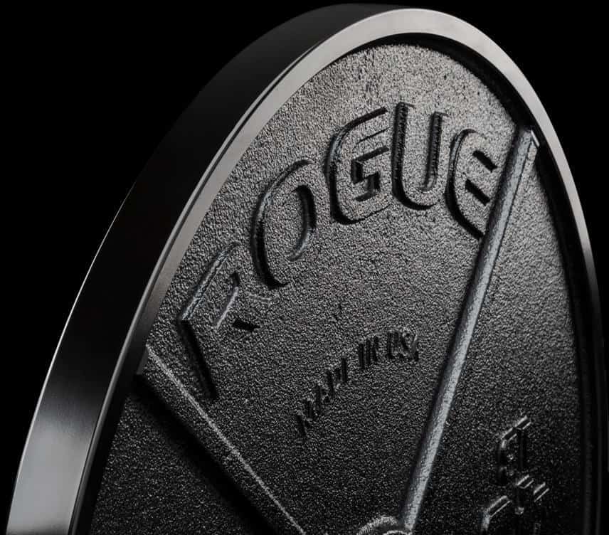 Rogue USA Olympic Plates upper
