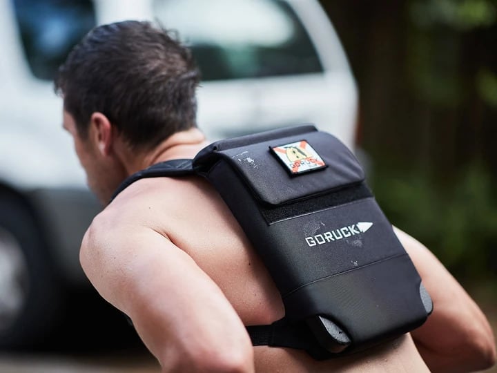 Ruck Plate Carrier - 45 Lb shirtless