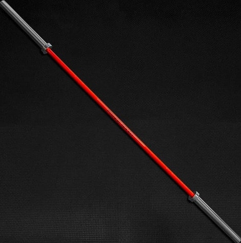 Fringe Sport 20kg Pumpkin Spice Barbell full view