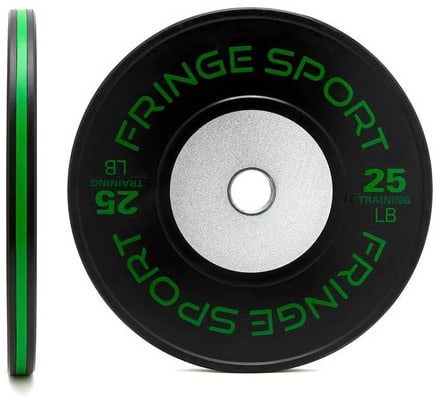 Fringe Sport Black Training Competition Plates - Pounds 25 lb