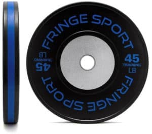 Fringe Sport Black Training Competition Plates - Pounds blue