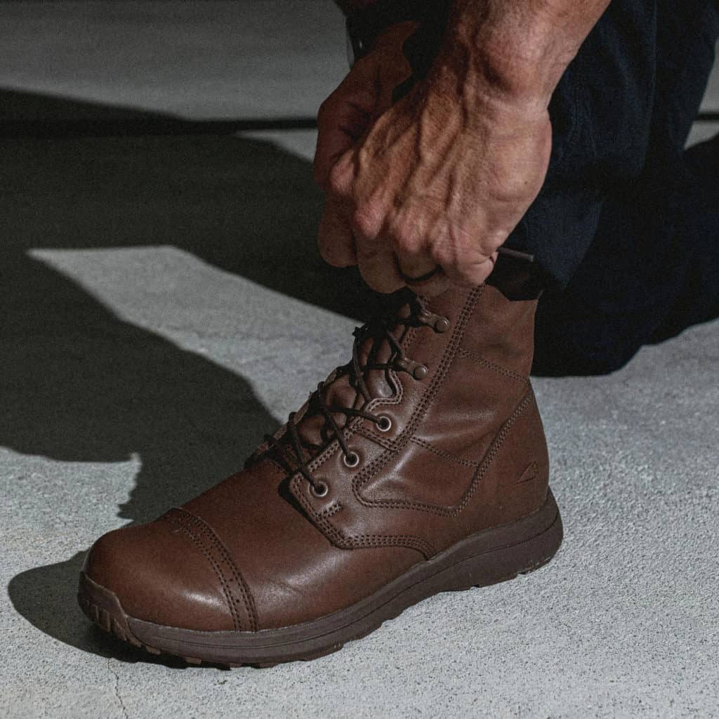 GORUCK Heritage Jump Boots worn lacing