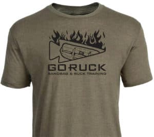 GORUCK T-shirt - Sandbag & Ruck Training front