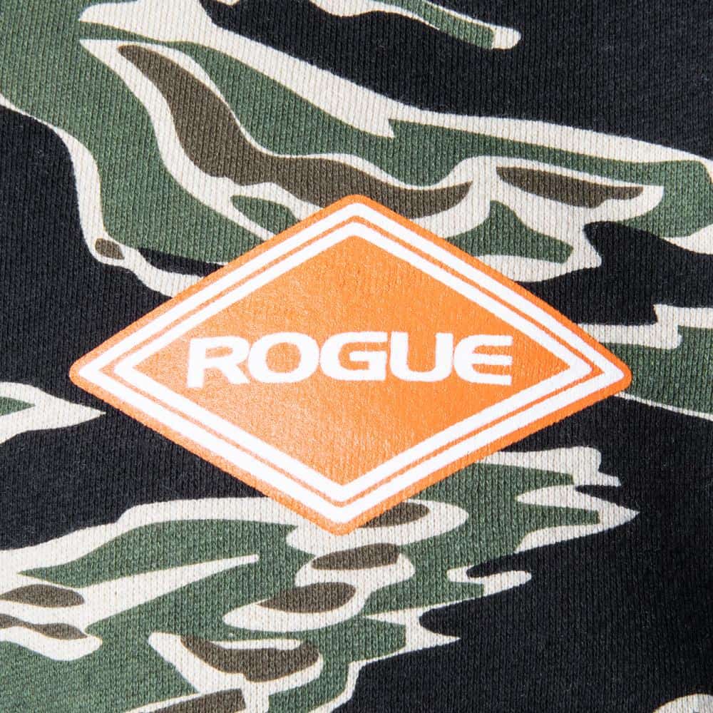 Rogue Hoodie Tiger Camo details