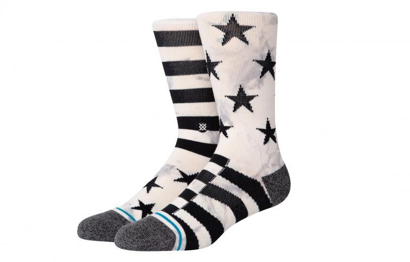 Rogue Stance Socks - Sidereal 2 Crew black white