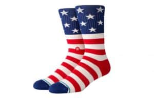 Rogue Stance Socks - The Fourth Crew red white blue