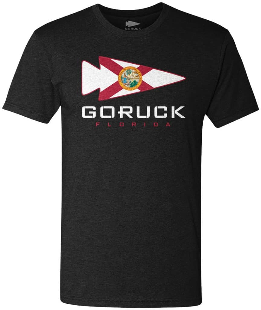 T-Shirt - GORUCK Florida (Black) front