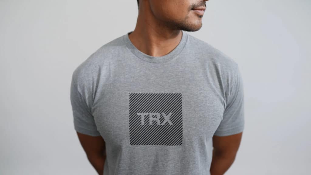 TRX Box Logo T-Shirt gray front