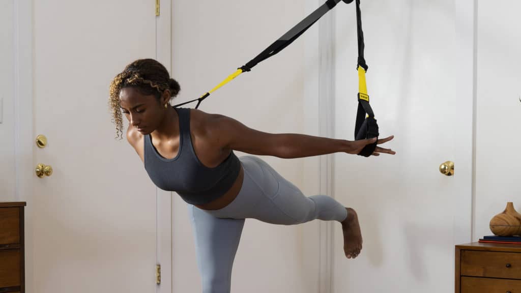 TRX PRO4 System with a user 1